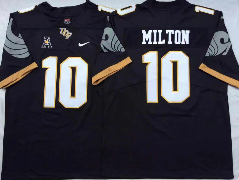 NCAA Men UCF KNIGHTS Black 10 MILTON